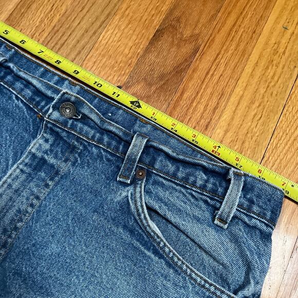 Vintage Levis 20505-0217 Denim Jeans Orange Tab 38x31 40 Tag USA Made Fade - Picture 3 of 11